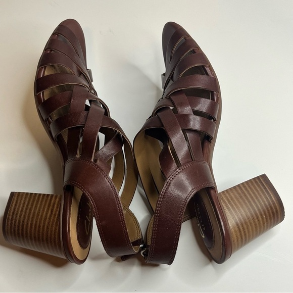 CLARKS, Ralene, Artisan, Women’s, Lusters Open Toe, Back Strap, Size 8M - Picture 13 of 16